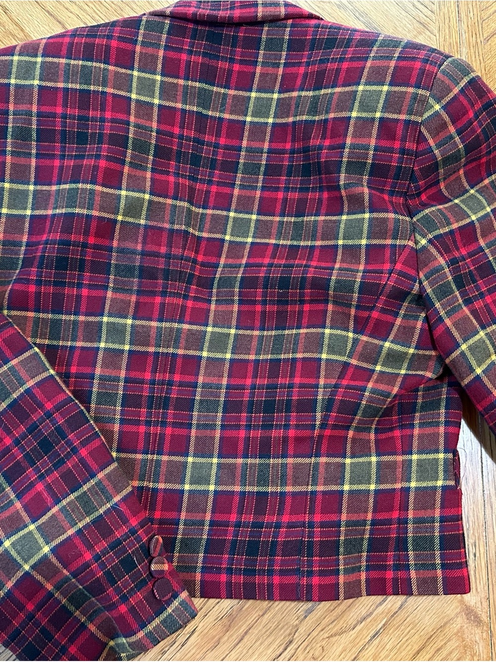 Burberry Red Tartan Jacket - Picture 7 of 8